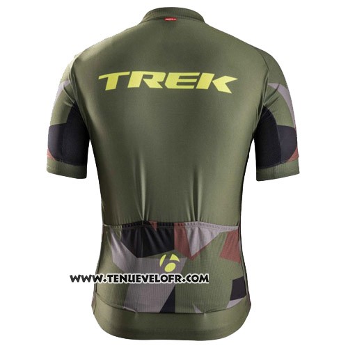 2016 Maillot Ciclismo Trek Bontrager Vede Militare Manches Courtes et Cuissard